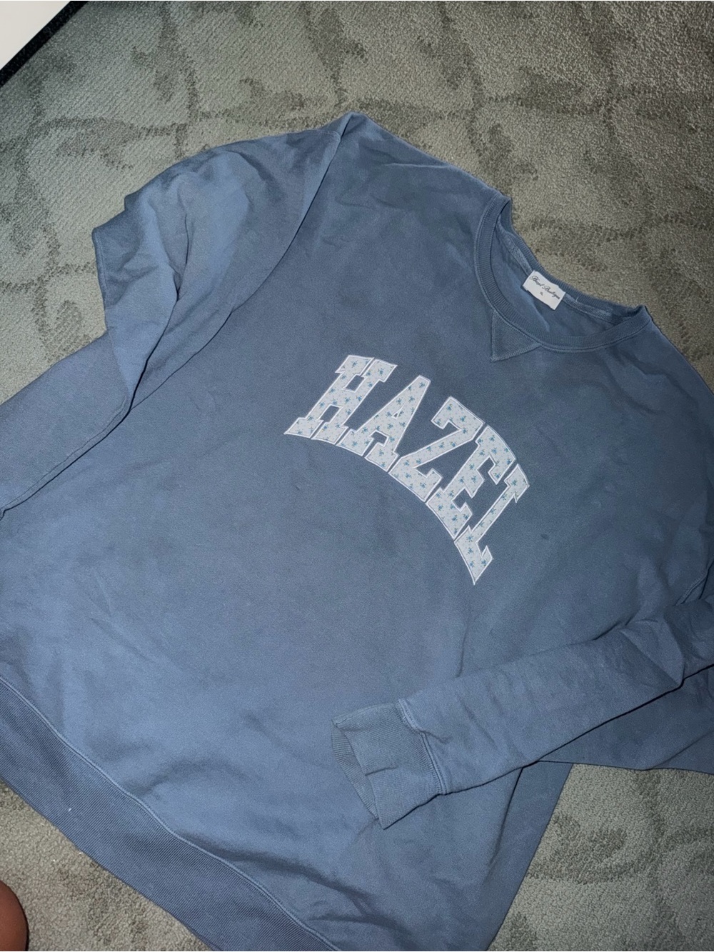 Hazel Crewneck Sweatshirt - Slate Blue